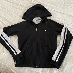 Nike Black & White Zip Up